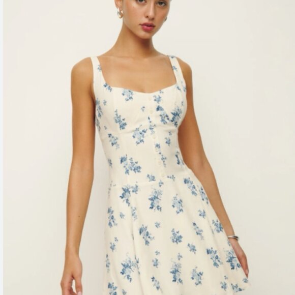 Reformation Valencio Dress 4 NWT - Picture 4 of 12